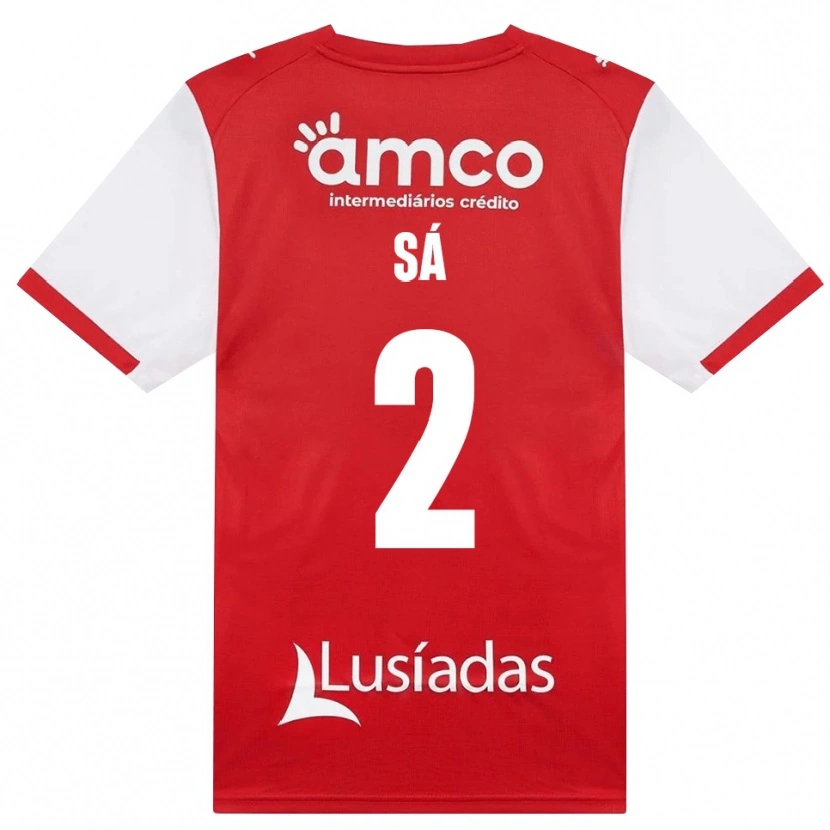 Danxen Mulher Camisola Henrique Sá #2 Branco Vermelho Preto Principal 2026/27 Camisa Brasil