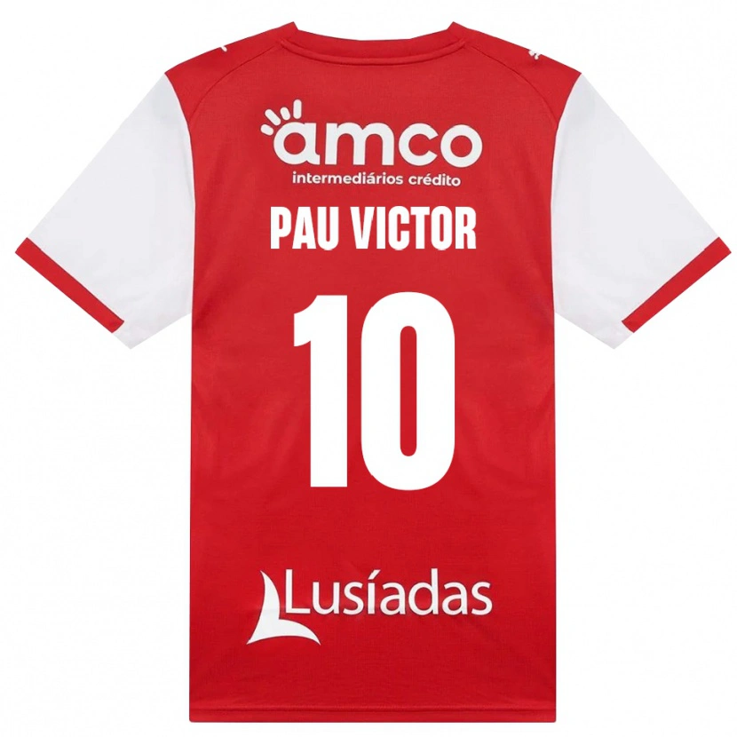 Danxen Mulher Camisola Pau Víctor #10 Branco Vermelho Preto Principal 2026/27 Camisa Brasil