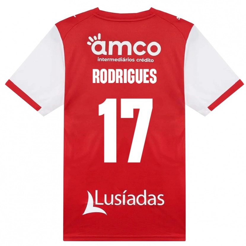 Danxen Mulher Camisola Tânia Rodrigues #17 Branco Vermelho Preto Principal 2026/27 Camisa Brasil