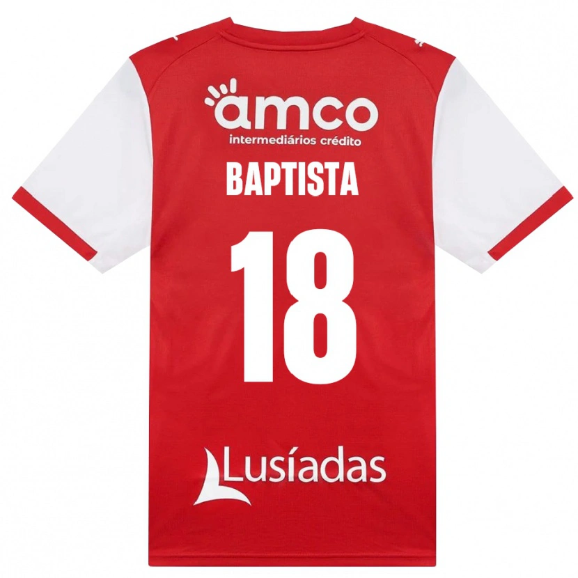Danxen Mulher Camisola Tiago Baptista #18 Branco Vermelho Preto Principal 2026/27 Camisa Brasil