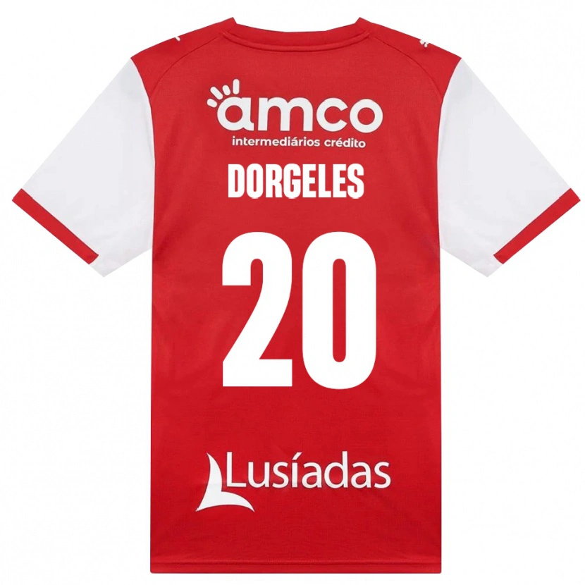 Danxen Mulher Camisola Mario Dorgeles #20 Branco Vermelho Preto Principal 2026/27 Camisa Brasil