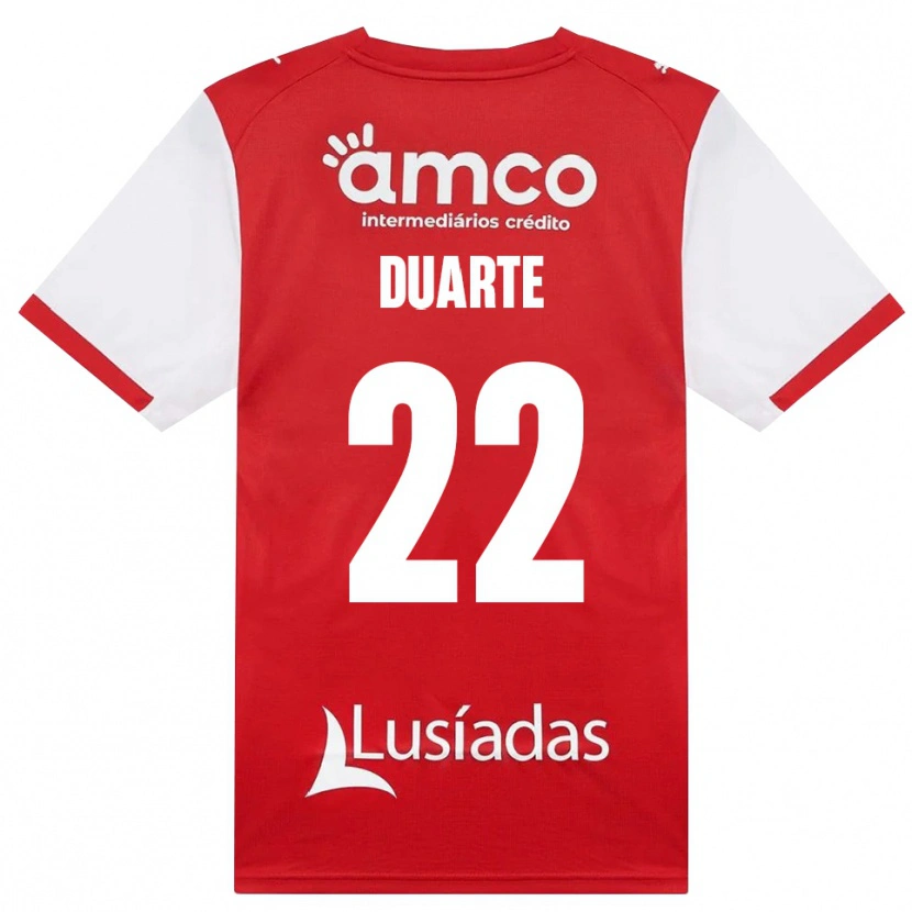 Danxen Mulher Camisola Vânia Duarte #22 Branco Vermelho Preto Principal 2026/27 Camisa Brasil