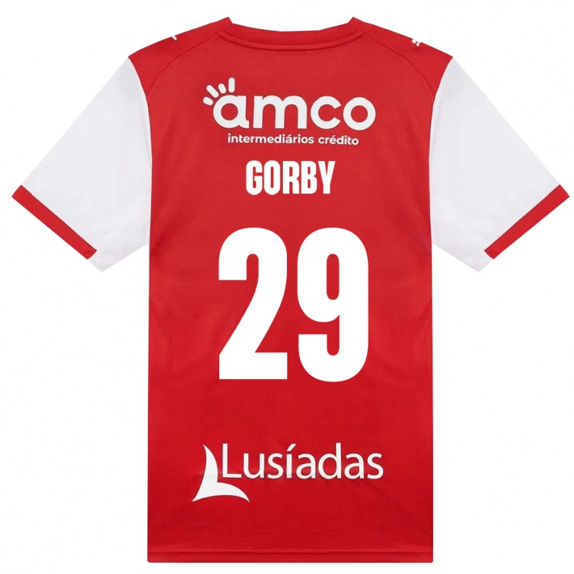 Danxen Mulher Camisola Jean-Baptiste Gorby #29 Branco Vermelho Preto Principal 2026/27 Camisa Brasil