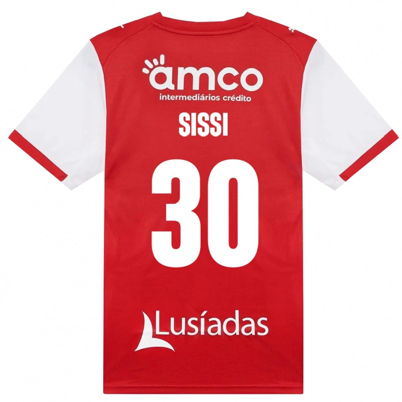 Danxen Mulher Camisola Sissi #30 Branco Vermelho Preto Principal 2026/27 Camisa Brasil
