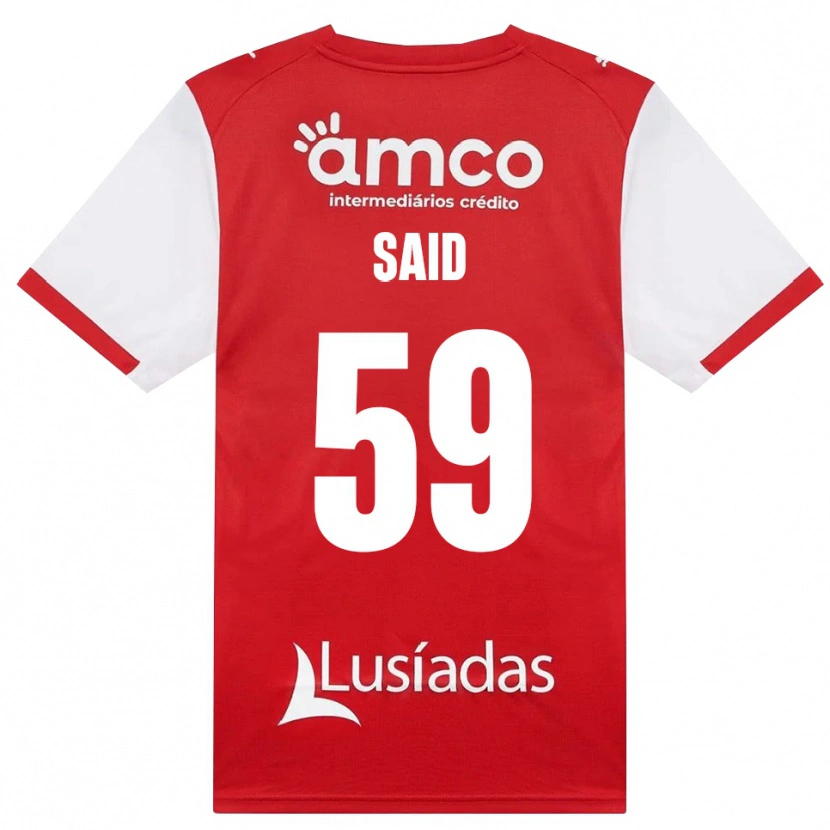 Danxen Mulher Camisola Yan Said #59 Branco Vermelho Preto Principal 2026/27 Camisa Brasil