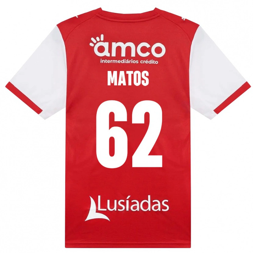 Danxen Mulher Camisola Nuno Matos #62 Branco Vermelho Preto Principal 2026/27 Camisa Brasil