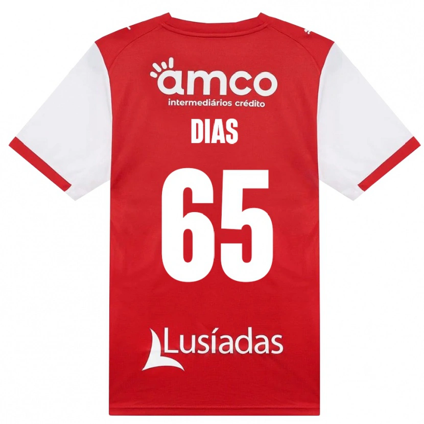 Danxen Mulher Camisola Leandro Dias #65 Branco Vermelho Preto Principal 2026/27 Camisa Brasil