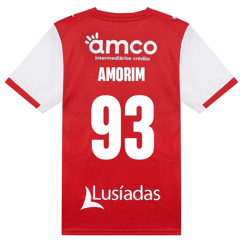 Danxen Mulher Camisola Renato Amorim #93 Branco Vermelho Preto Principal 2026/27 Camisa Brasil