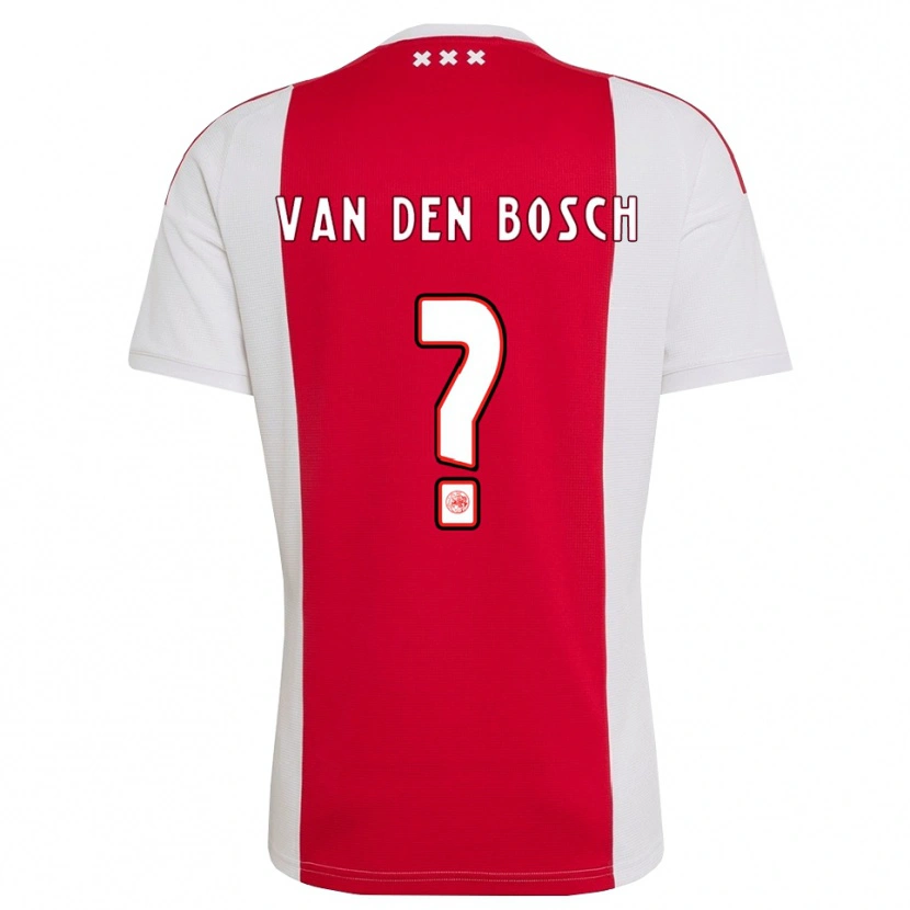 Danxen Mulher Camisola Frederico Van Den Bosch #0 Vermelho Branco Amarelo Principal 2026/27 Camisa Brasil