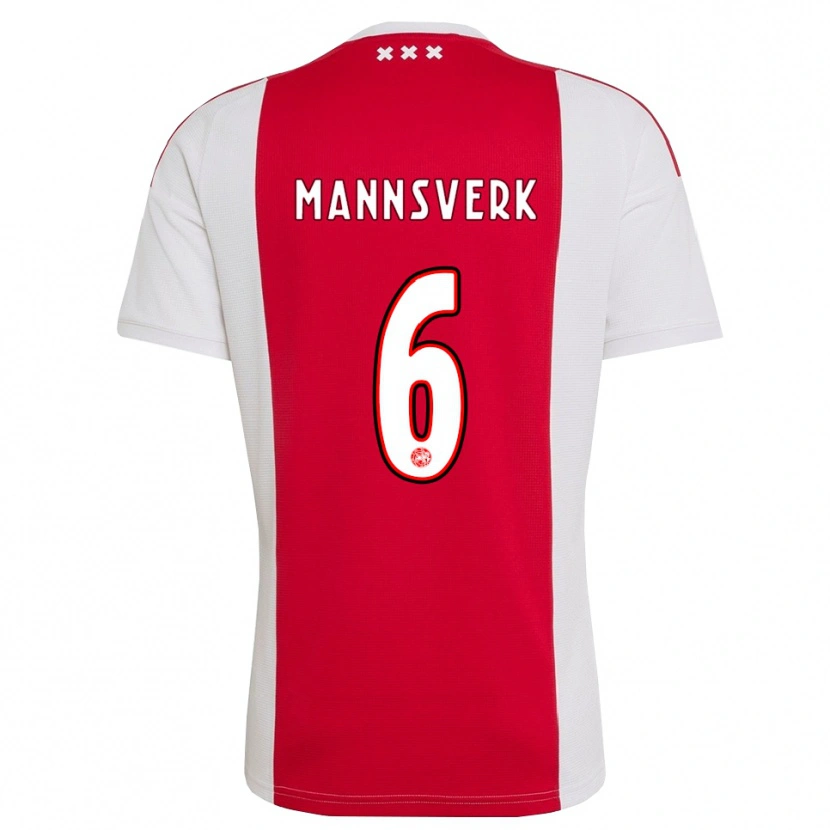 Danxen Mulher Camisola Sivert Mannsverk #6 Vermelho Branco Amarelo Principal 2026/27 Camisa Brasil