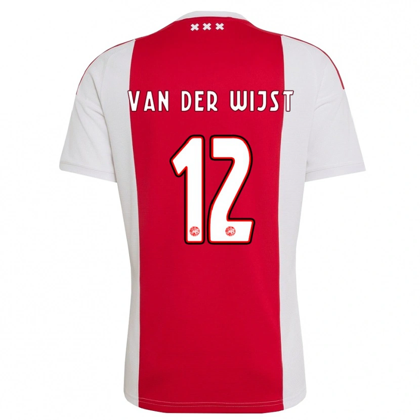 Danxen Mulher Camisola Giovanni Van Der Wijst #12 Vermelho Branco Amarelo Principal 2026/27 Camisa Brasil