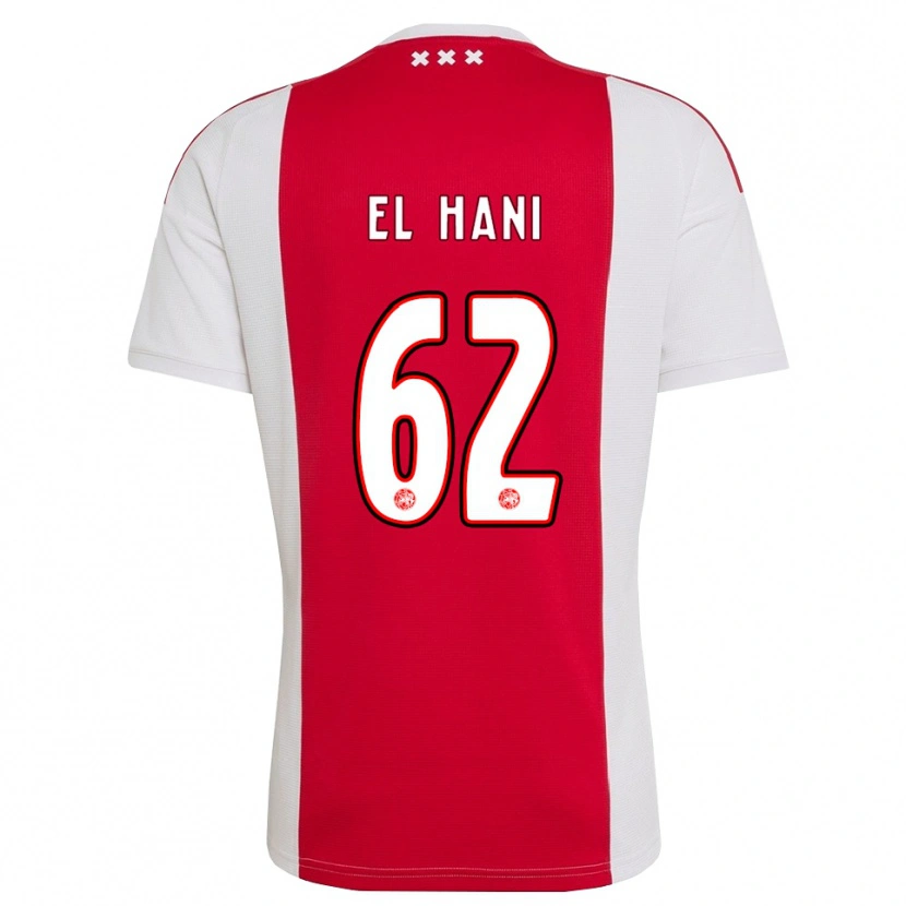 Danxen Mulher Camisola Aymean El Hani #62 Vermelho Branco Amarelo Principal 2026/27 Camisa Brasil