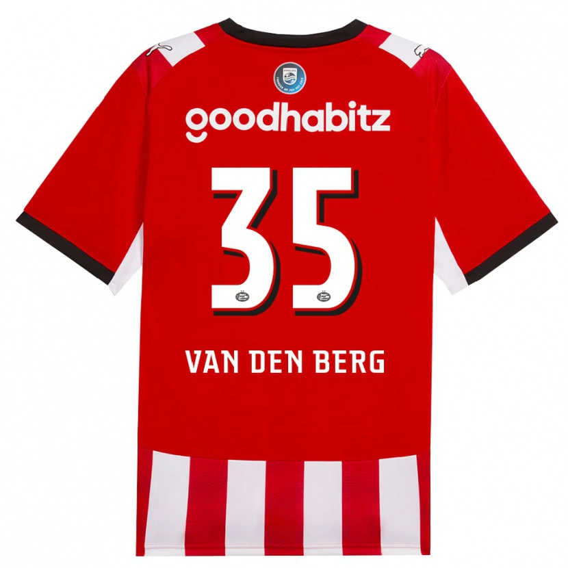 Danxen Mulher Camisola Joël Van Den Berg #35 Vermelho Branco Preto Principal 2026/27 Camisa Brasil