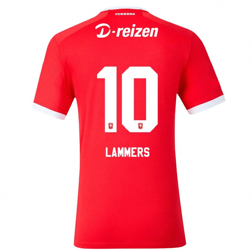 Danxen Mulher Camisola Sam Lammers #10 Vermelho Branco Principal 2026/27 Camisa Brasil