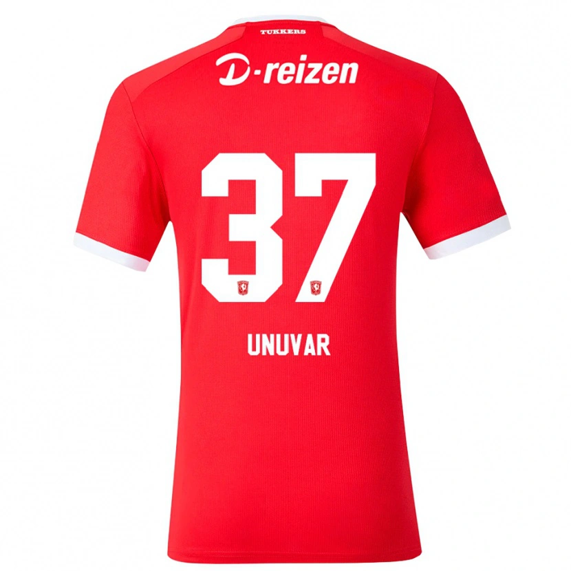 Danxen Mulher Camisola Naci Ünüvar #37 Vermelho Branco Principal 2026/27 Camisa Brasil