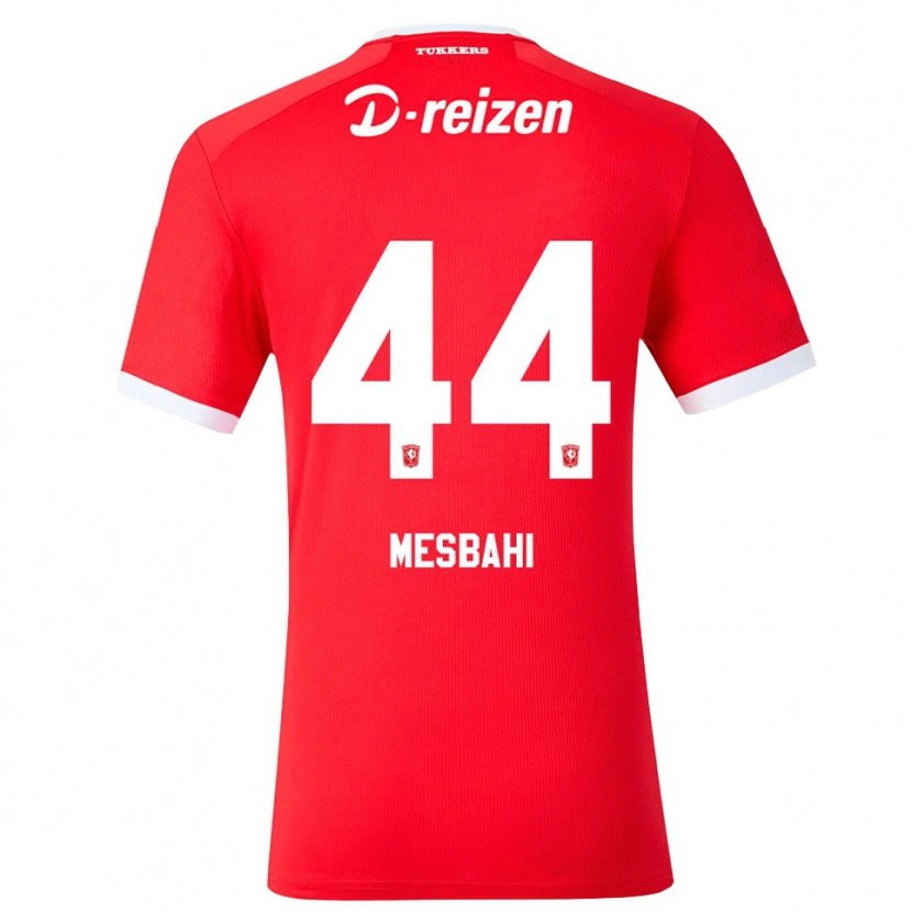 Danxen Mulher Camisola Juliën Mesbahi #44 Vermelho Branco Principal 2026/27 Camisa Brasil