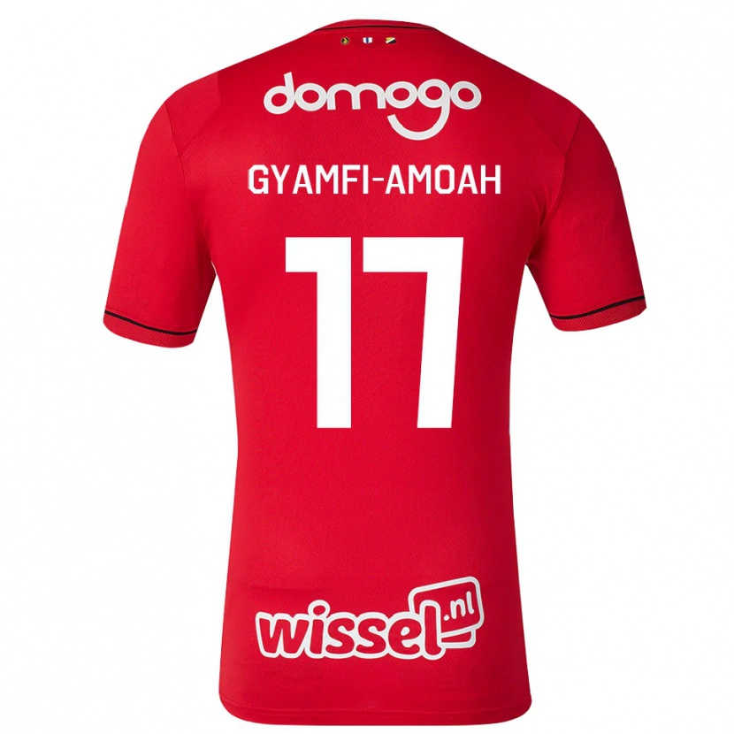 Danxen Mulher Camisola Nana Gyamfi-Amoah #17 Vermelho Branco Preto Principal 2026/27 Camisa Brasil