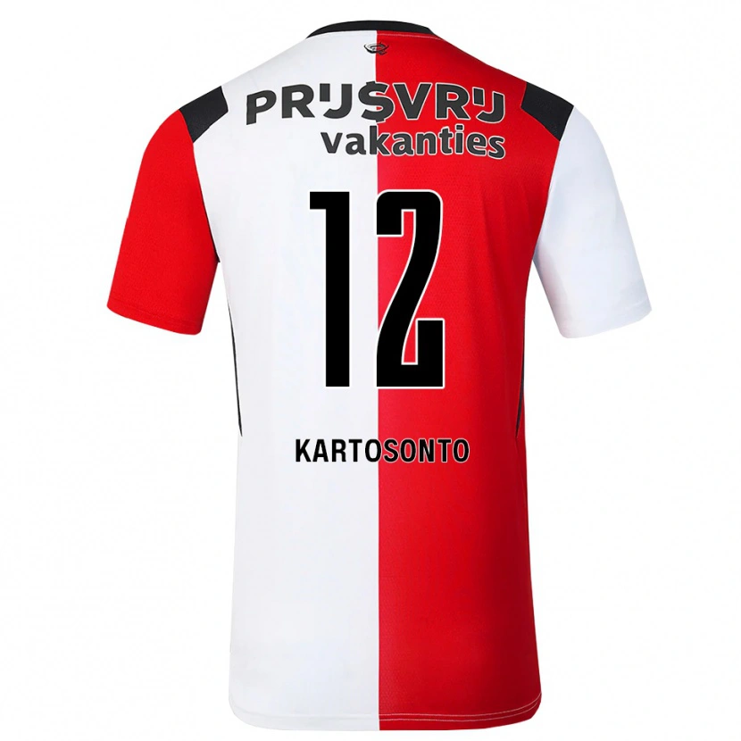 Danxen Mulher Camisola Sirano Kartosonto #12 Vermelho Branco Preto Principal 2026/27 Camisa Brasil