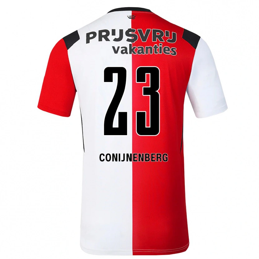 Danxen Mulher Camisola Jada Conijnenberg #23 Vermelho Branco Preto Principal 2026/27 Camisa Brasil
