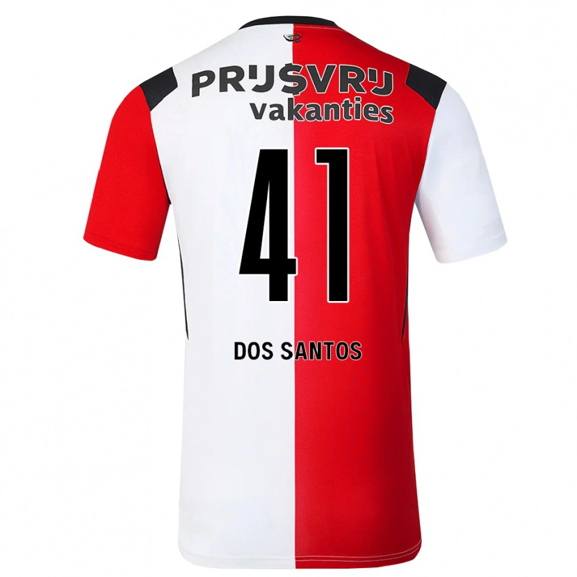 Danxen Mulher Camisola Giuliany Ben-David Dos Santos #41 Vermelho Branco Preto Principal 2026/27 Camisa Brasil