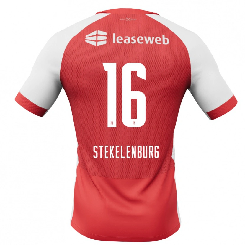Danxen Mulher Camisola Sem Stekelenburg #16 Vermelho Branco Preto Principal 2026/27 Camisa Brasil