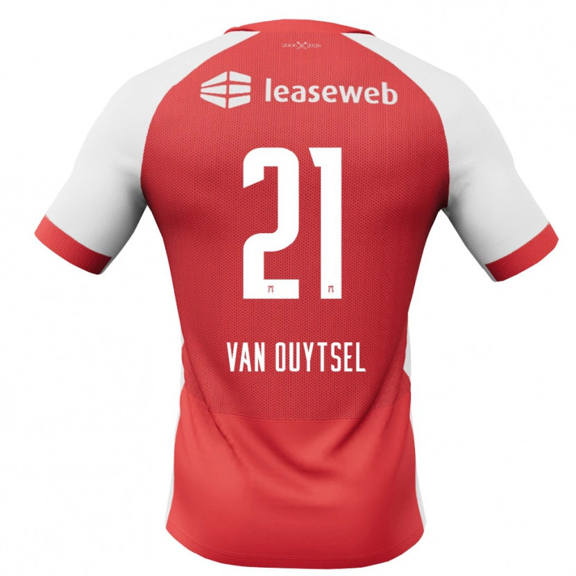 Danxen Mulher Camisola Kevin Van Ouytsel #21 Vermelho Branco Preto Principal 2026/27 Camisa Brasil