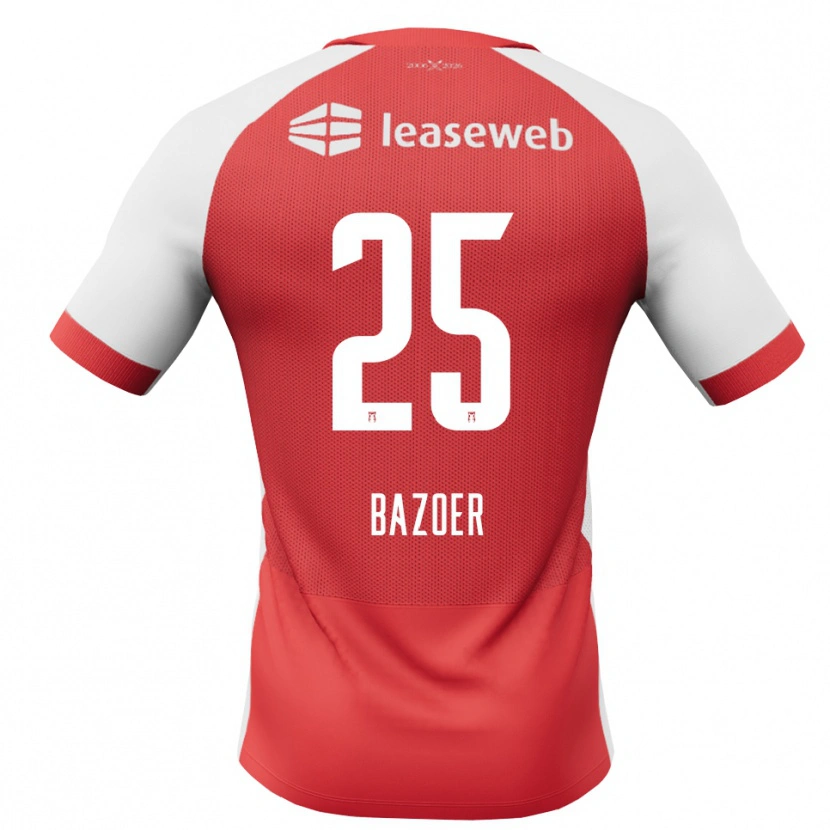 Danxen Mulher Camisola Riechedly Bazoer #25 Vermelho Branco Preto Principal 2026/27 Camisa Brasil