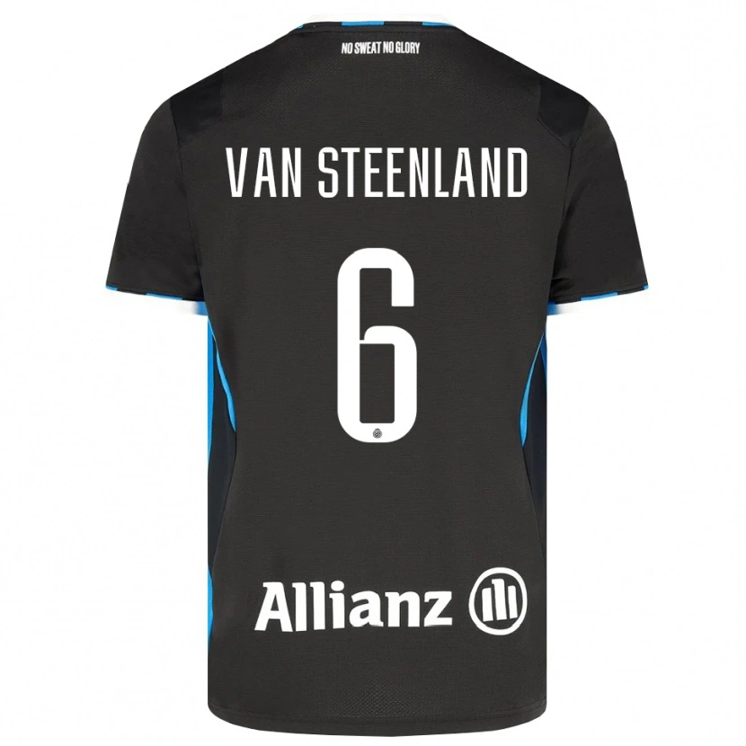 Danxen Mulher Camisola Gilles Van Steenland #6 Preto Vermelho Azul Principal 2026/27 Camisa Brasil