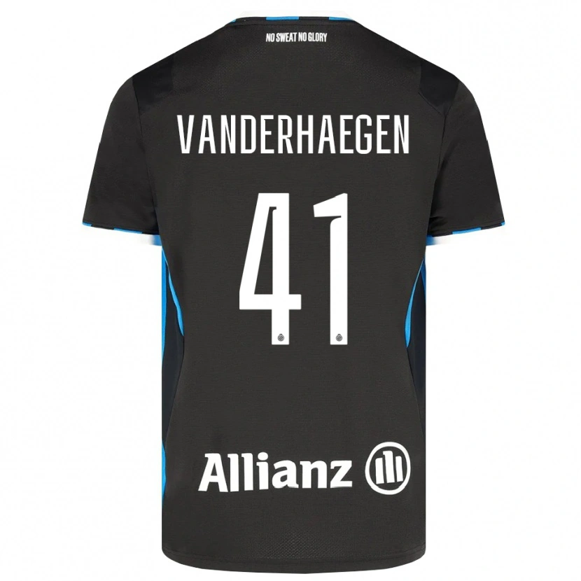 Danxen Mulher Camisola Lotte Vanderhaegen #41 Preto Vermelho Azul Principal 2026/27 Camisa Brasil