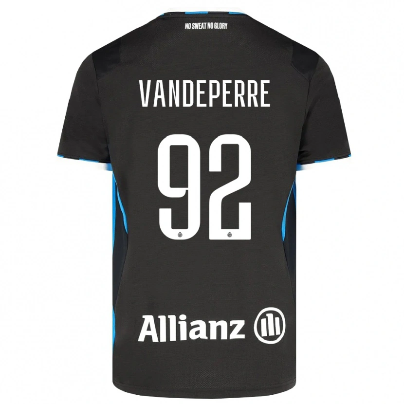 Danxen Mulher Camisola Alexander Vandeperre #92 Preto Vermelho Azul Principal 2026/27 Camisa Brasil