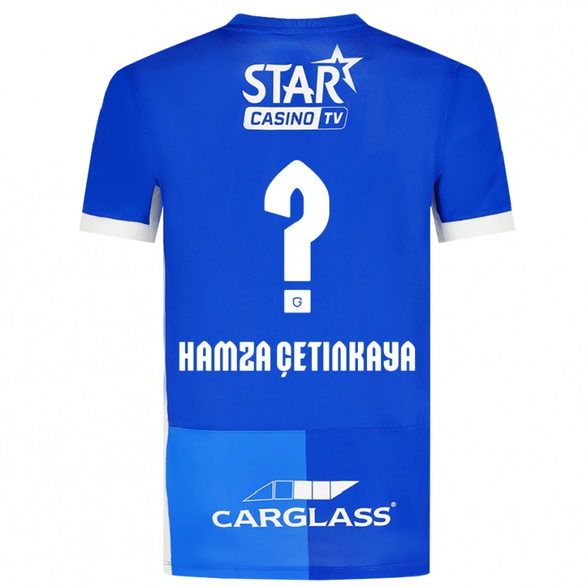 Danxen Mulher Camisola Ayaz Hamza Çetinkaya #0 Mediumblue Royalblue Branco Principal 2026/27 Camisa Brasil