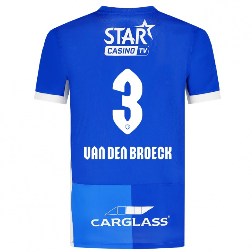 Danxen Mulher Camisola Kobe Van Den Broeck #3 Mediumblue Royalblue Branco Principal 2026/27 Camisa Brasil