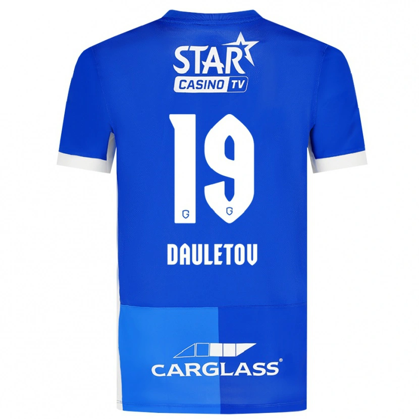 Danxen Mulher Camisola Shakhmurat Dauletov #19 Mediumblue Royalblue Branco Principal 2026/27 Camisa Brasil