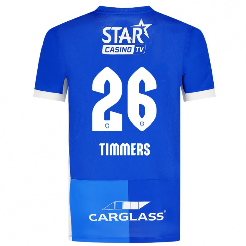 Danxen Mulher Camisola Sebastiaan Timmers #26 Mediumblue Royalblue Branco Principal 2026/27 Camisa Brasil