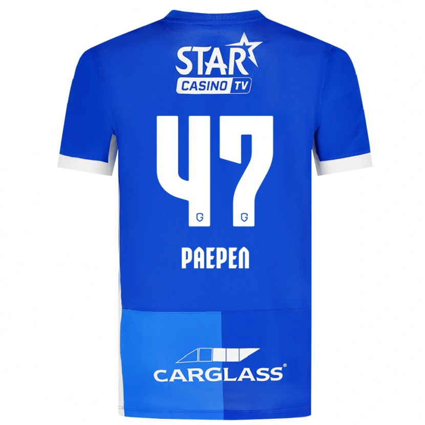 Danxen Mulher Camisola Sam Paepen #47 Mediumblue Royalblue Branco Principal 2026/27 Camisa Brasil
