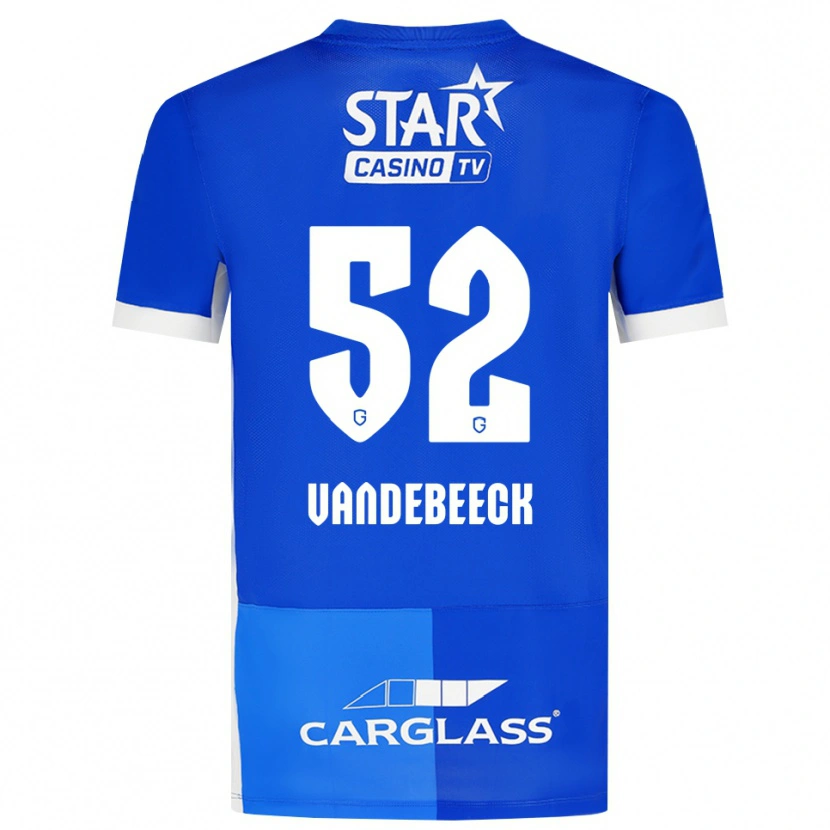 Danxen Mulher Camisola Emmely Vandebeeck #52 Mediumblue Royalblue Branco Principal 2026/27 Camisa Brasil