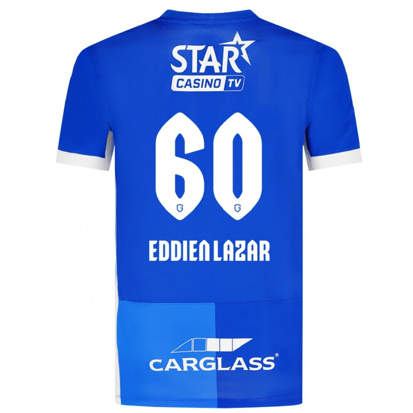 Danxen Mulher Camisola Saif Eddien Lazar #60 Mediumblue Royalblue Branco Principal 2026/27 Camisa Brasil