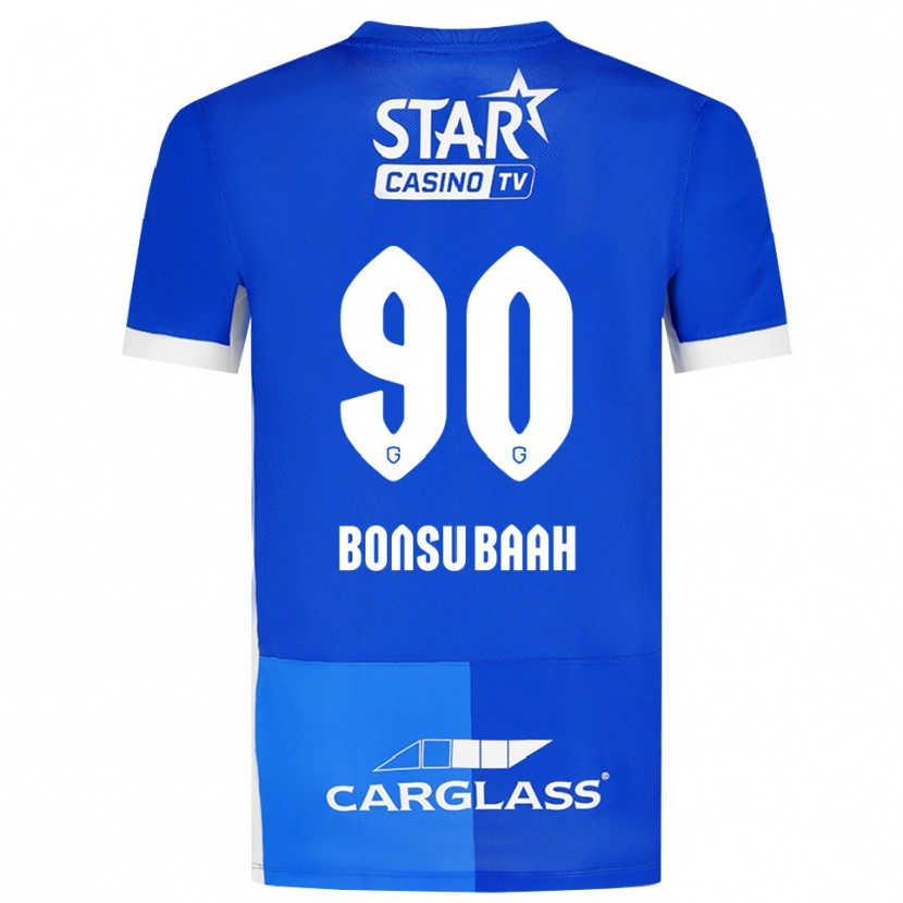 Danxen Mulher Camisola Christopher Bonsu Baah #90 Mediumblue Royalblue Branco Principal 2026/27 Camisa Brasil
