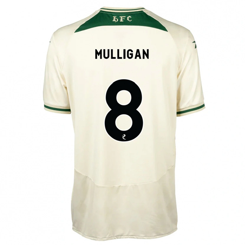 Danxen Mulher Camisola Josh Mulligan #8 Branco Floresta Alternativa 2026/27 Camisa Brasil