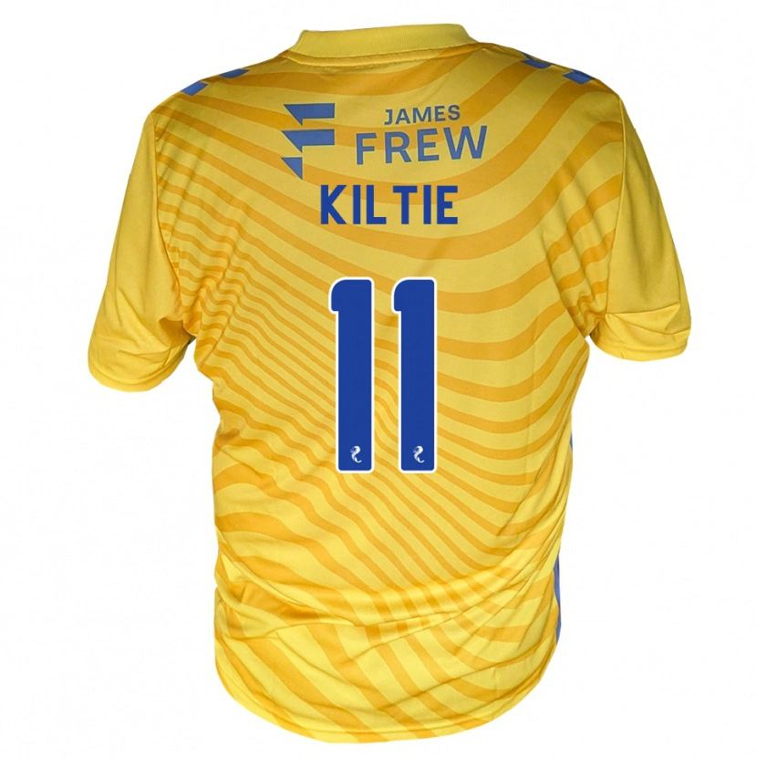 Danxen Mulher Camisola Greg Kiltie #11 Azul Real Amarelo Alternativa 2026/27 Camisa Brasil