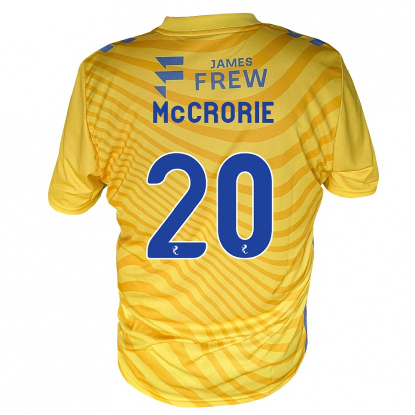 Danxen Mulher Camisola Robby Mccrorie #20 Azul Real Amarelo Alternativa 2026/27 Camisa Brasil