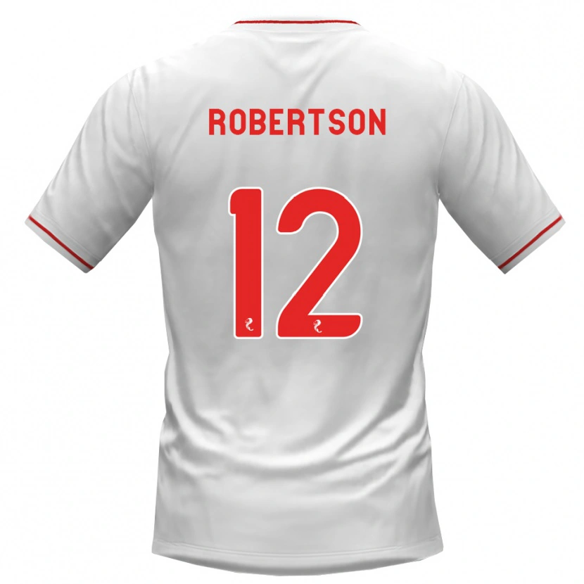 Danxen Mulher Camisola Mitchell Robertson #12 Branco Vermelho Alternativa 2026/27 Camisa Brasil