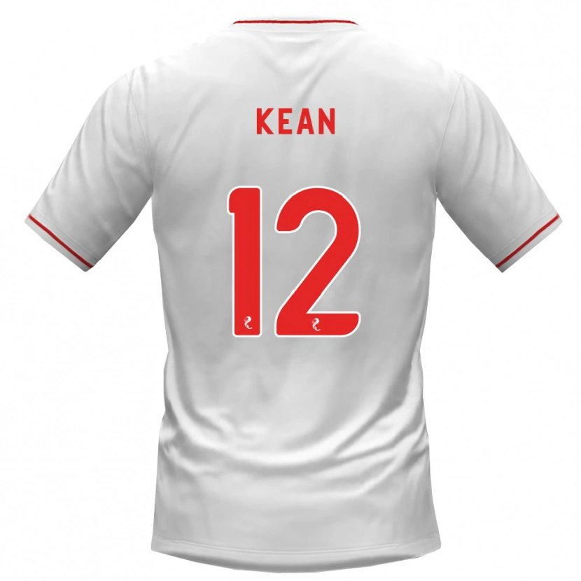 Danxen Mulher Camisola Chloe Kean #12 Branco Vermelho Alternativa 2026/27 Camisa Brasil