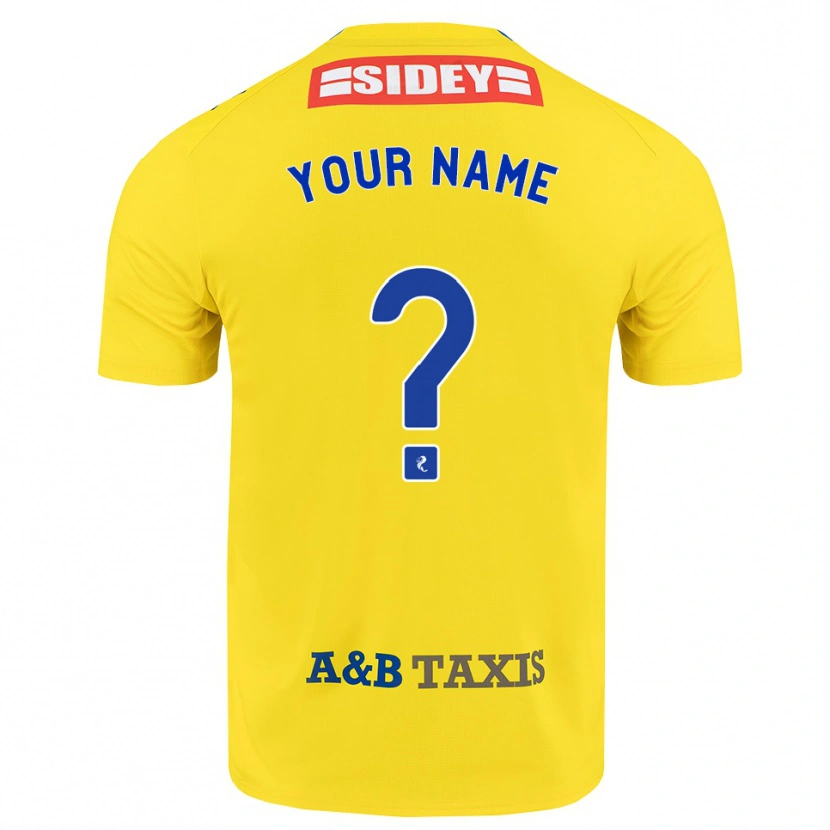 Danxen Mulher Camisola Seu Nome #0 Amarelo Azul Preto Alternativa 2026/27 Camisa Brasil