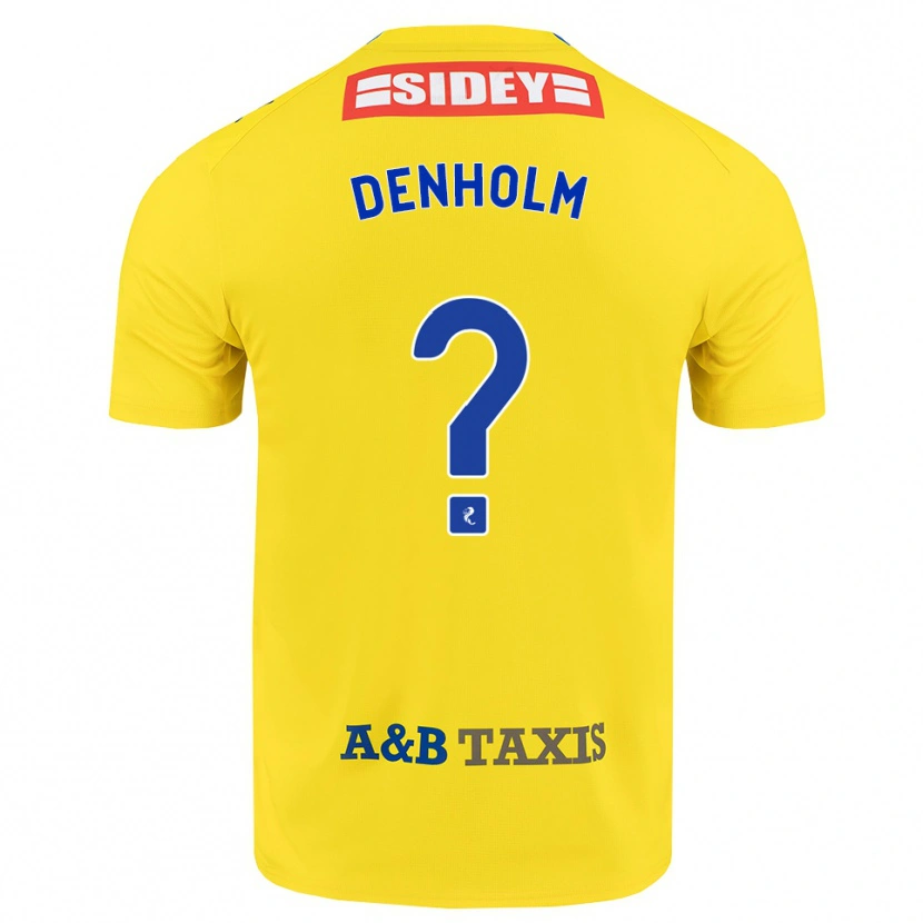 Danxen Mulher Camisola Ben Denholm #0 Amarelo Azul Preto Alternativa 2026/27 Camisa Brasil