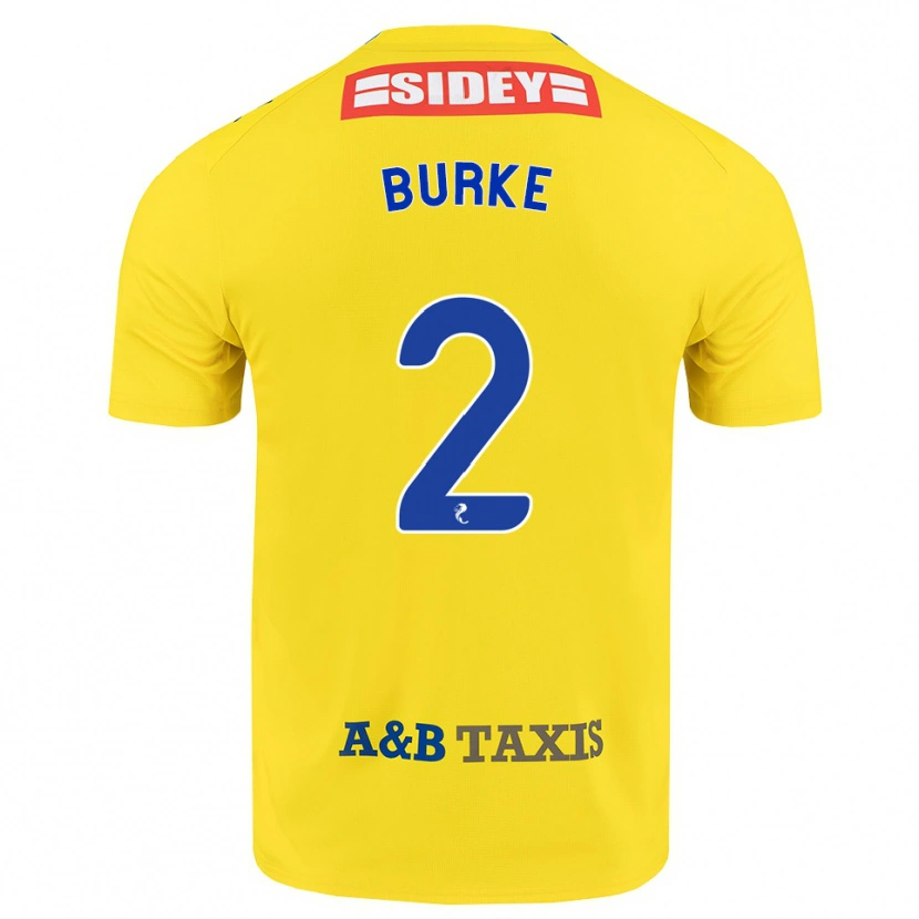Danxen Mulher Camisola Fallon Burke #2 Amarelo Azul Preto Alternativa 2026/27 Camisa Brasil