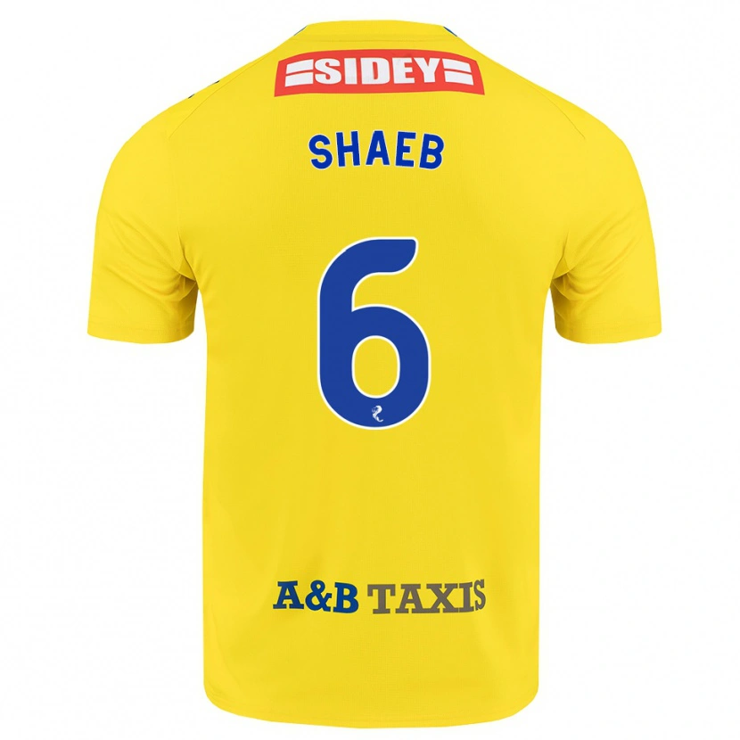 Danxen Mulher Camisola Adam Shaeb #6 Amarelo Azul Preto Alternativa 2026/27 Camisa Brasil