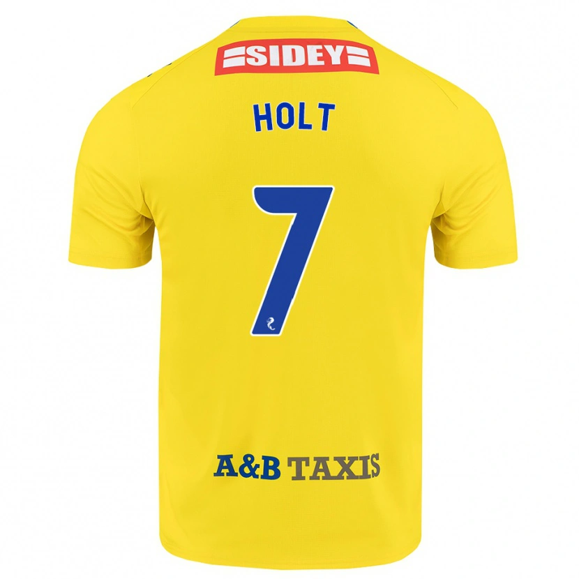 Danxen Mulher Camisola Jason Holt #7 Amarelo Azul Preto Alternativa 2026/27 Camisa Brasil