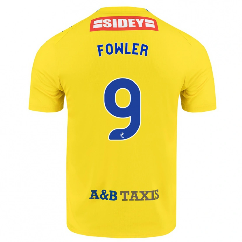 Danxen Mulher Camisola Josh Fowler #9 Amarelo Azul Preto Alternativa 2026/27 Camisa Brasil