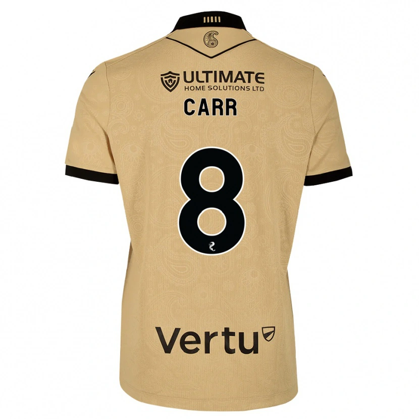Danxen Mulher Camisola Ryan Carr #8 Madeira Queimada Preto Alternativa 2026/27 Camisa Brasil